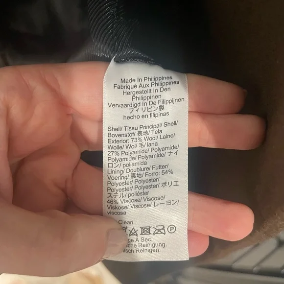 Alex Eagle X J. Crew Double-Breasted Overcoat Dark Brown Size 4 - Picture 12 of 13